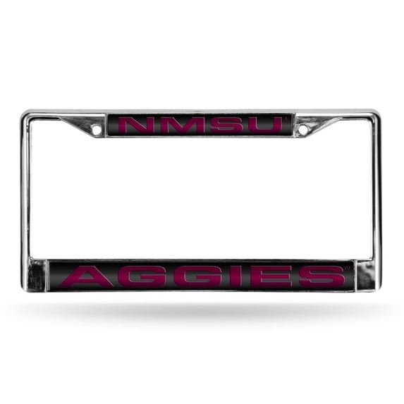 New Mexico State NCAA Chrome Metal License Plate Frame Holder