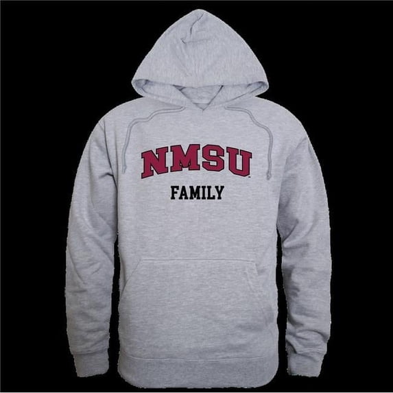 New Mexico State University Aggies Family Hoodie, Heather Grey - Extra Large