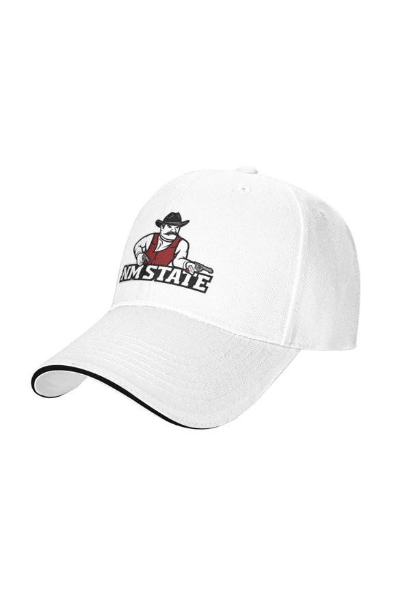 New Mexico State University Casual Sandwich Baseball Cap Adjustable For Men For Women
