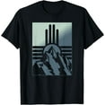 thumbnail image 1 of New Mexico State Zia Symbol and Mountains Graphic Design T-Shirt, 1 of 3
