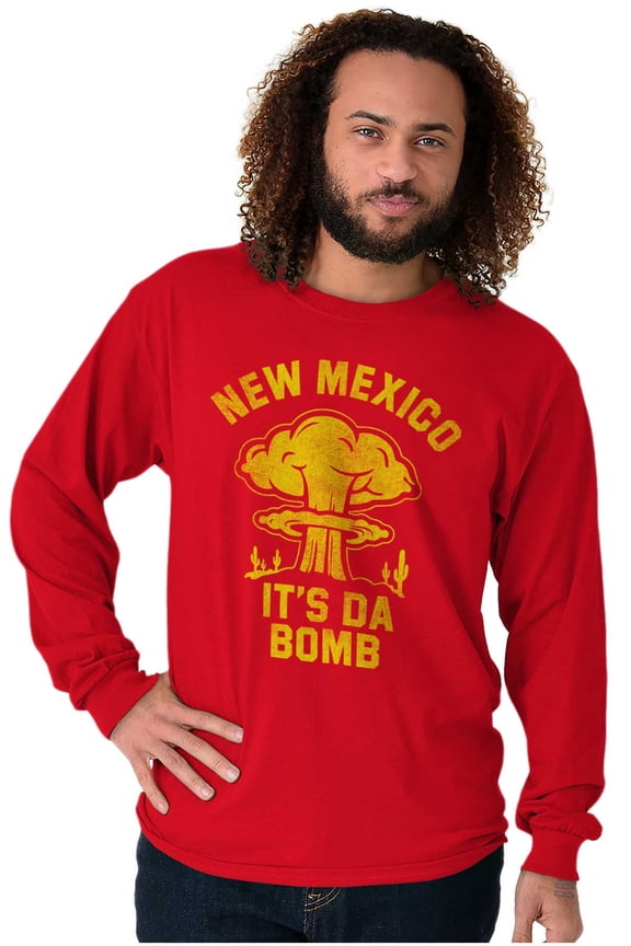 New Mexico Trinity Desert Landmark Long Sleeve TShirt Men Women Brisco Brands L