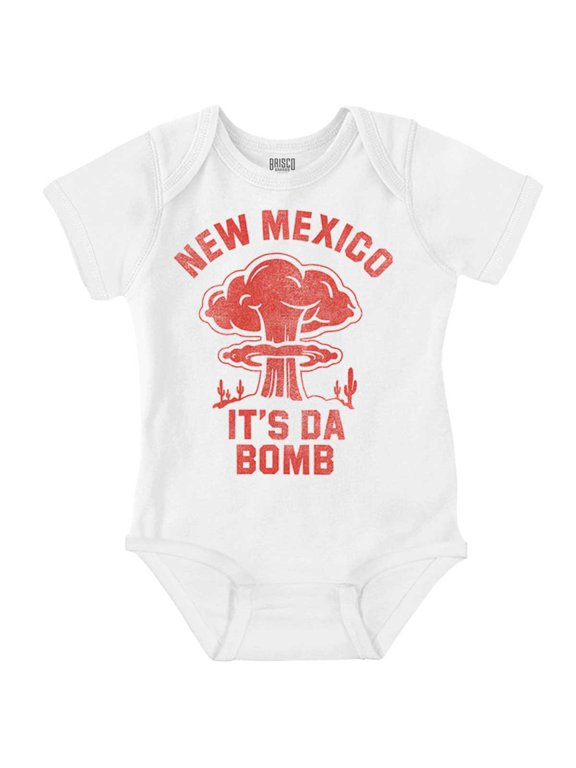 New Mexico Trinity Desert Landmark Romper Boys or Girls Infant Baby Brisco Brands 18M