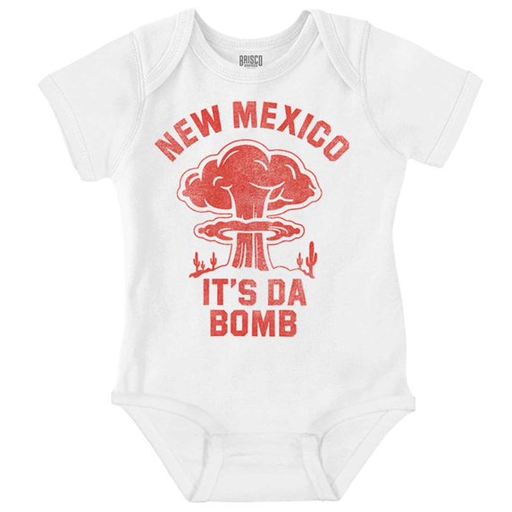 New Mexico Trinity Desert Landmark Romper Boys or Girls Infant Baby Brisco Brands NB
