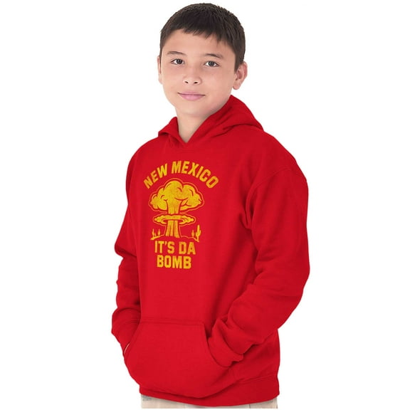 New Mexico Trinity Desert Landmark Youth Hoodie Boy Girl Teen Brisco Brands X