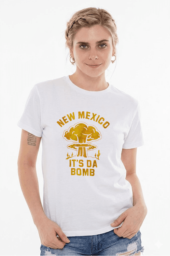New Mexico Trinity Site Tourist Vacation Atomic Historical Science Graphic Tee,for unisex up to 5XL