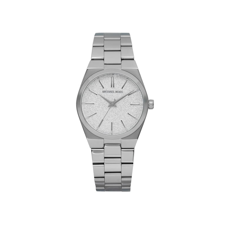 New Michael Kors Channing 35mm Steel Silver Dial Ladies  display picture 1