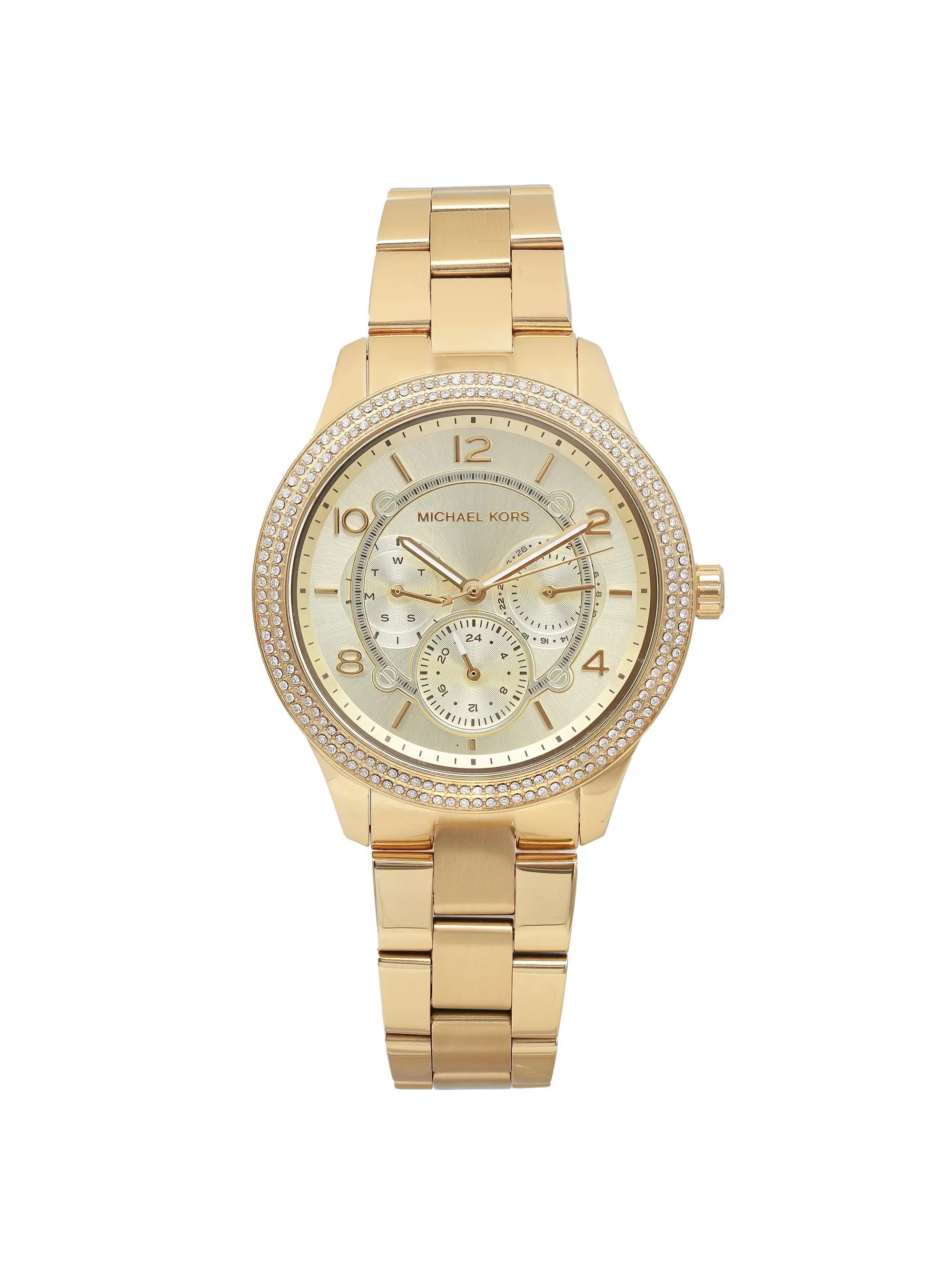 MICHAEL KORS Runway Quartz Champagne Dial Ladies Watch New Michael Kors Runway Gold-tone Steel Champagne Dial Lady  main image 2