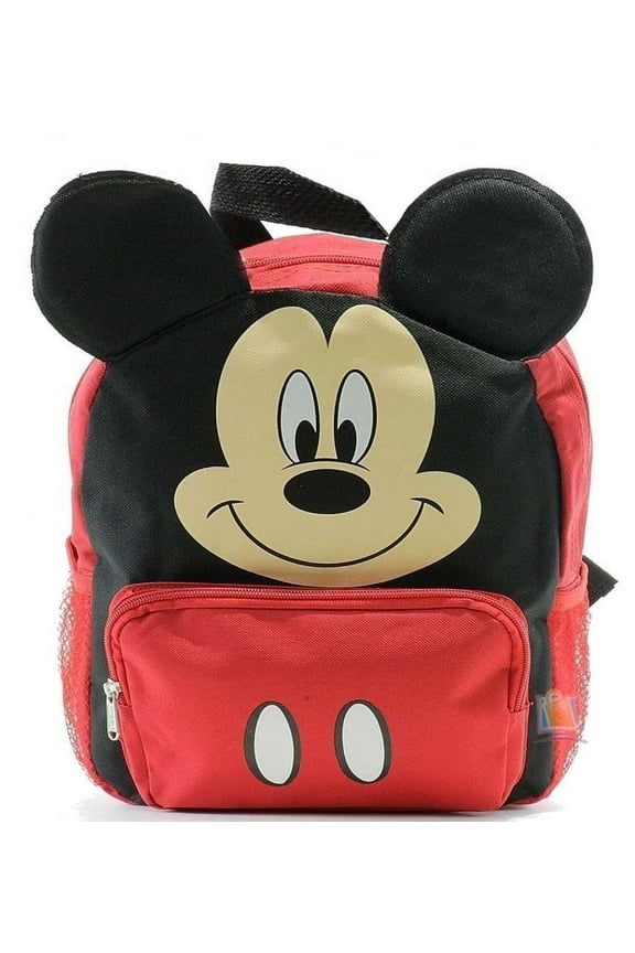 New Mickey Mouse Club House 3D Ears Small Toddler Backpack-8680