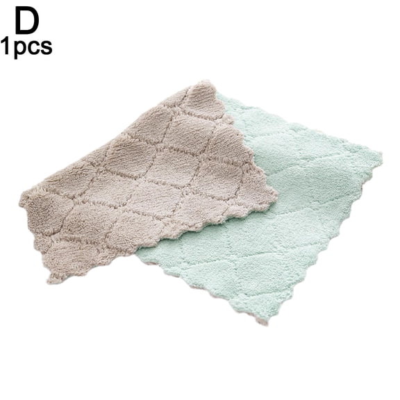 New Microfiber Cleaning Rags Super Absorbent Kitchen Dish Cleaning Towels A1Q7