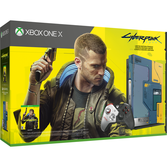 New Microsoft Xbox One X [Previous Generation] 1TB Cyberpunk 2077 Console Bundle (Discontinued)