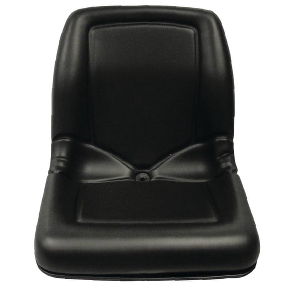 Mid Back Seat Compatible with 1992-2030 John Deere 4200 4210 4300 4310 4400 4410 4500 4600 4700 717A 727A 737 757 Z-Trak Economy Yellow Plastic Pan with Drain Replaces AM116408 LGT100YL