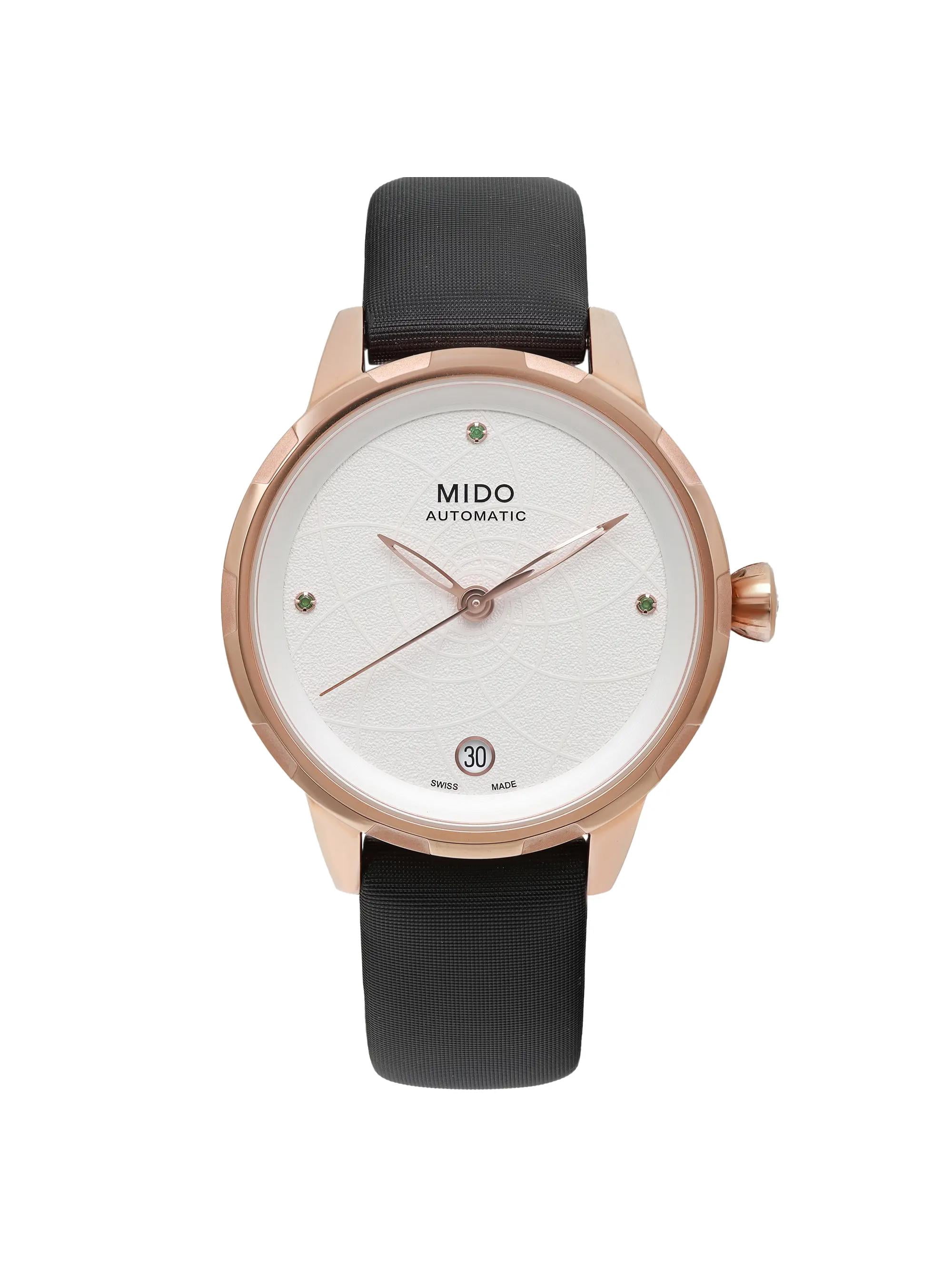 New Mido Rainflower PVD Steel White Dial Automatic Watch M043.207.36.018.00