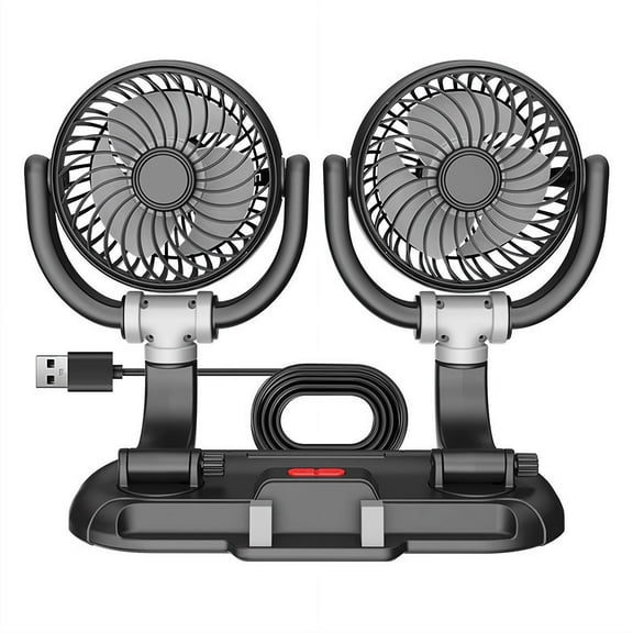 New Mini Car Fan, Adjustable Single Head USB Cooling Fan, Multi-Function Auto Electric Fan