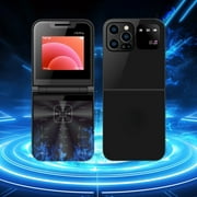 New Mini Flip Phone 2G Unlocked Small Display Foldable Cell Phone with Dual SIM Large Buttons Loud Sound for Seniors & Easy Use MTK6261D 1300mAh