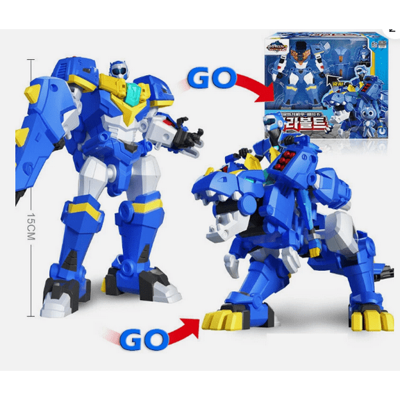 New Miniforce Super Dino Power 2 Dinosaur Transform T-Rex Robot Figure Toys