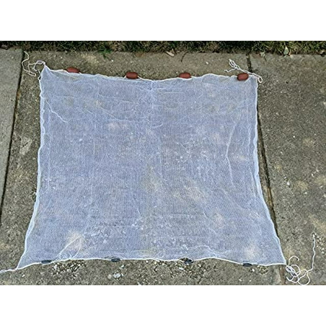 New Minnow Seine, 4*4ft Seine Net 1/8 inch Mesh