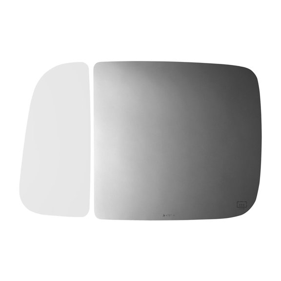 New Mirror Glass for 2019-2020 RAM 1500 Inside Flat Driver Side W/O Baking Plate