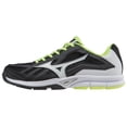 thumbnail image 1 of New Mizuno Wmn Players TraIning Shoe Molded Softball Cleats Sz 10.5 Black/White, 1 of 2