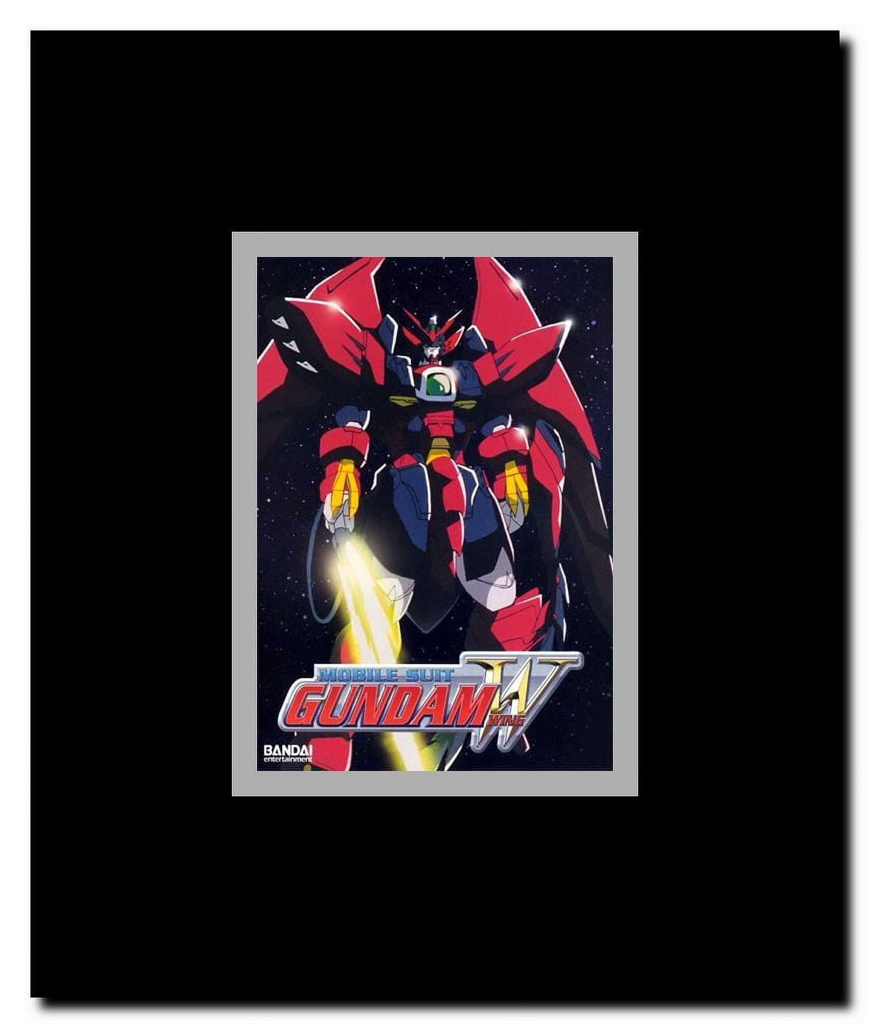 New Mobile Report Gundam Wing 3 Framed Movie Poster