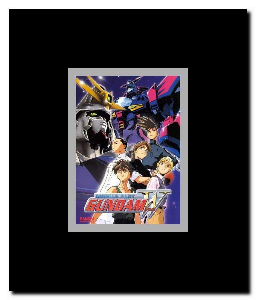 New Mobile Report Gundam Wing Framed Movie Poster