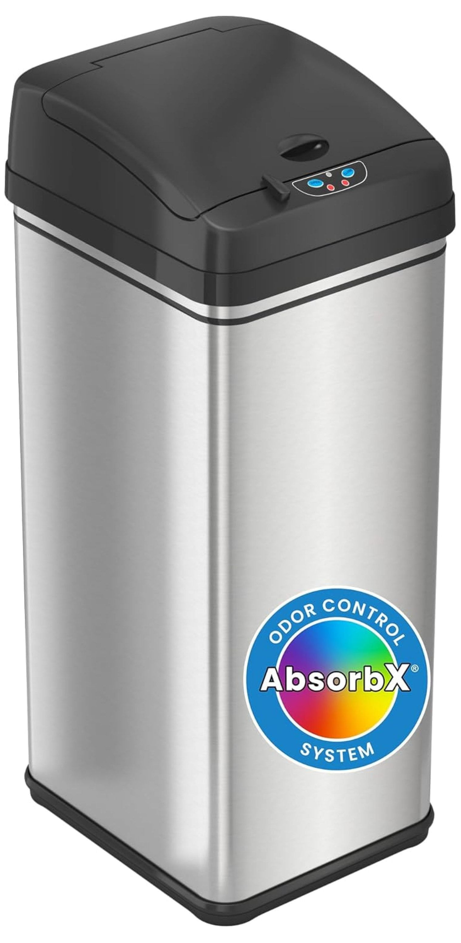 New Model 13 Gallon Sensor Trash Can with Advance AbsorbX Odor Filter ...