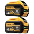 thumbnail image 1 of New Model 1PACKS 20V/60V 12Ah Lithium Battery Replace for DW 60V Battery Compatible with 20V/60V MAX Cordless Power Tools, 1 of 8