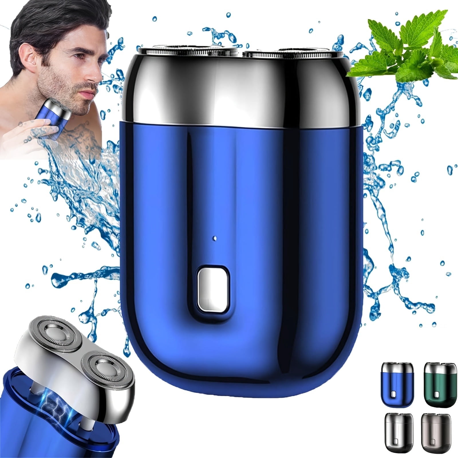 Electric Mini Razor Frame New Model Mini Dual-Head Electric Shaver, Electric Mini Portable Razor ...