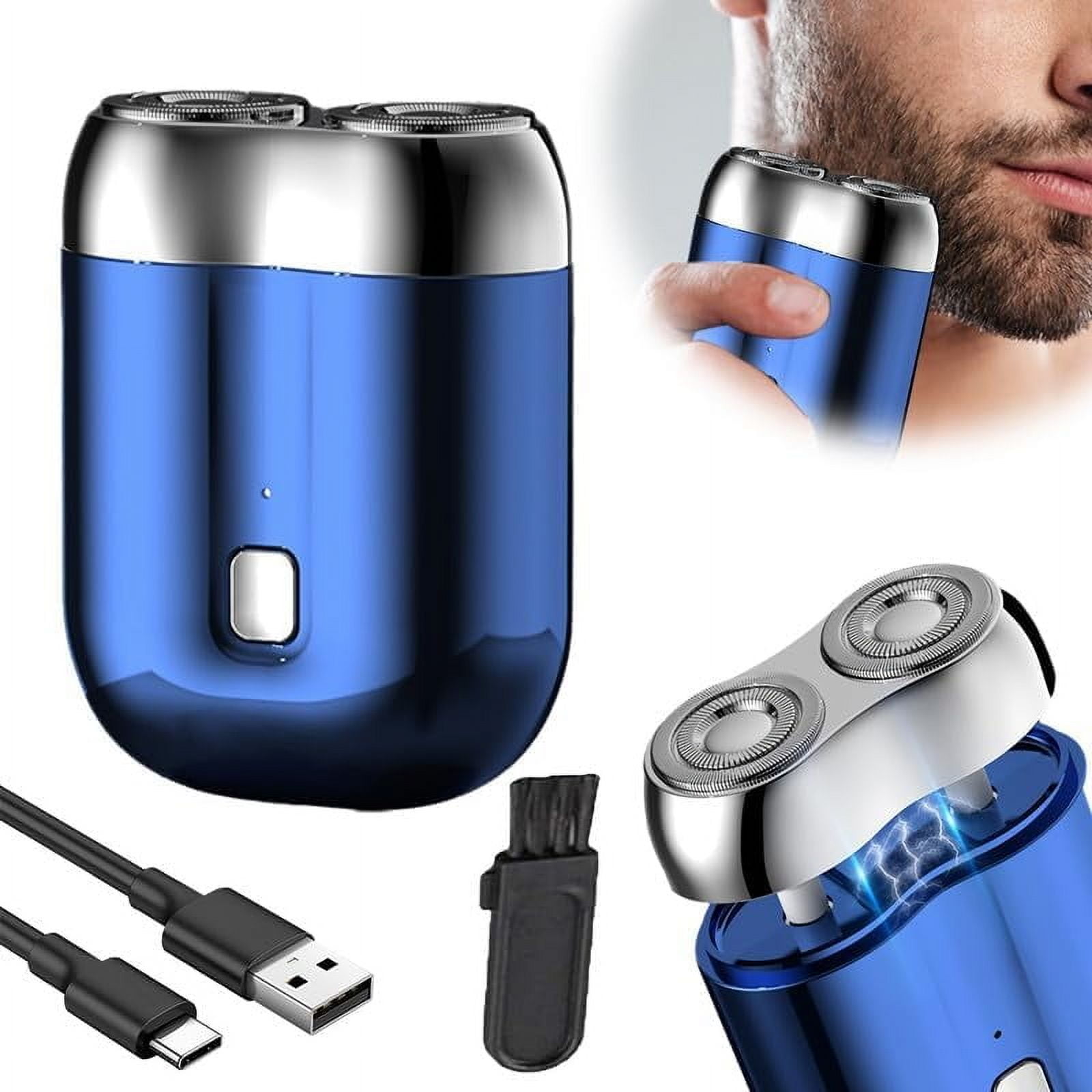 New Model Mini DualHead Electric Shaver, Upgrade Pocket Shaver, 2025
