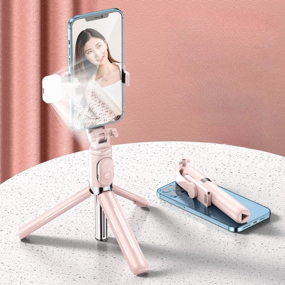 New Model Phone Selfie Stick With Wireless Bluetooth Extendable Tripod Foldable For Live Streaming