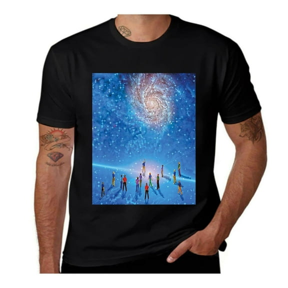 New Modern Art-Black and White-White-Black- Casual Streetwea Everyday Tshirt Comfortable Wear tee shirt