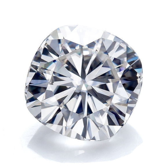 New Moissanite Loose Stone Cushion Cut 3EX Cut 14*14mm Lab Grown Diamond Gemstones for Jewelry Making,Engagement Ring Pendant Necklace Earrings with GRA Certificate Anniversary Gifts