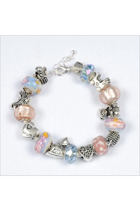 New Mom Bead Baby Girl - Boy Charm Bracelet
