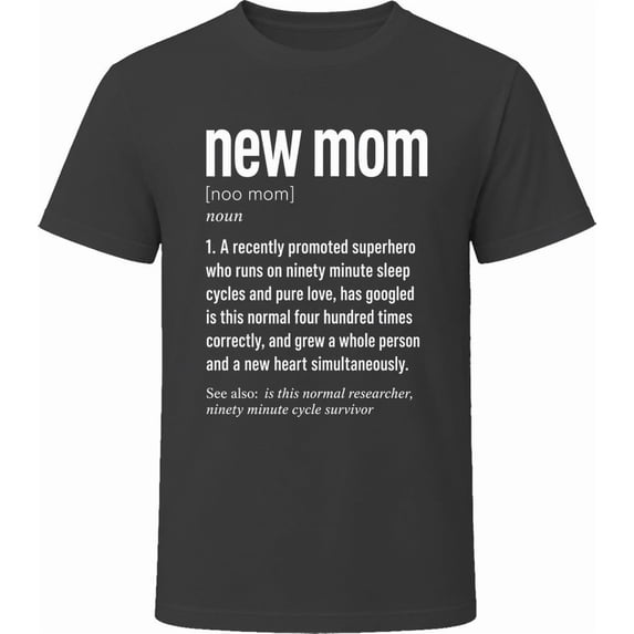 New Mom Definition New Mom Gift T-Shirt - Walmart.com