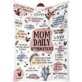 thumbnail image 1 of New Mom Gifts Blankets, Pregnancy Postpartum Gender Reveal First Time Mommy Present, Mothers Day Birthday Gifts for Mom(50"X 60"), 1 of 6