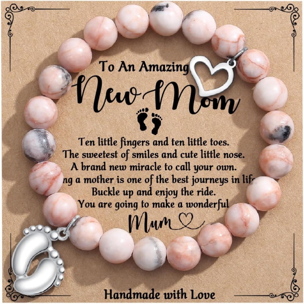 Personalized Mom Bookmark Gift From Son Or Daughter - Stainless Steel With Heart Chain, Thank You Message, For New Mom, Christmas, Mother's Day