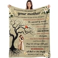 thumbnail image 1 of New Mom Gifts,Gifts for New Mom,Mom Gifts,Birthday Gifts for Mom, Daily Affirmations Mother Blanket 50"x60", 1 of 5