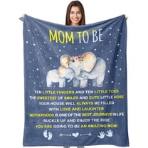 New Mom Gifts Mom to be Gifts First Time Mommy Present Gender Reveal Blanket for New Moms 60" X 50"
