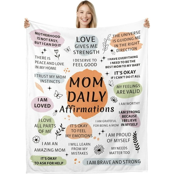 New Mom Gifts for Women New Mom to Be Gifts for 1st Time Mom New Mommy First for Women Pregnancy Gifts for Wife from Husband Soon to Be for Mom to Be Blanket 50"×60"