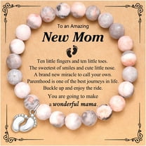 New Mom Gifts for Women, 1st Time Mothers Day Mom Mommy to Be Bracelet Gift