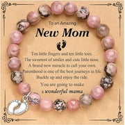 XCHENT TECH New Mom Gifts for Women, 1st Time Mothers Day Mom Mommy to Be Bracelet Gift