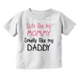 thumbnail image 1 of New Mom Mommy Daddy Dad Funny Shower Gift Toddler T Shirt TODDLER SHORT SLEEVE TEE BELLA CANVAS 3001T, 1 of 3