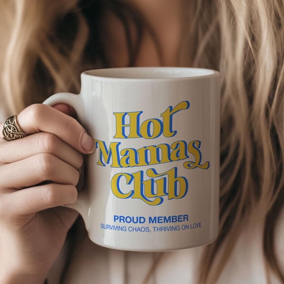 New Mom Mug For Mom Funny Mom Gift For Mom Friend Hot Mamas Club Mug New Parent Gift For N