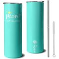 thumbnail image 1 of New Mom Tumbler-Gifts for First Time Mothers-Push Gifts for New Mommy-Ideas for New Moms-Mom Tumblers-20 oz Iced Coffee Tumbler With Straw Cover Mom Cup to Mom Tumblr Mommy Gifts, 1 of 6