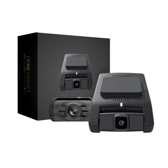 Momento M8 Pro MD-8400 3-Channel 4K UHD Front & Rear Dash Camera w/ Built-in GPS