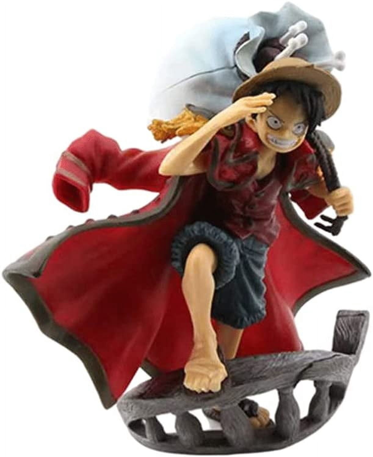 New Monkey·D·Luffy 15cm/5.9inch The Top War Shape Character Anime Statue Figure Desktop Ornament Popular Decorations Fan Souvenirs Creative Gift Collection