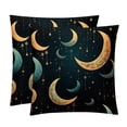 thumbnail image 1 of New Moon Symbol Covers - Set of 2 Throw Pillow Covers with Unique Patterns for Living Room Decor - Available in 16x16, 18x18, and 20x20 Inches Throw Pillows for All Occasions, 1 of 6