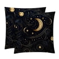 thumbnail image 1 of New Moon Symbol Covers- Set of 2 Throw Pillows in Various Sizes (16x16, 18x18, 20x20 inches) with Stylish Patterns for Home Decor and Comfort - Pillow Inserts Included, 1 of 6