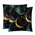 thumbnail image 1 of New Moon Symbol Inserts - Set of 2 Bed Pillow Inserts with Unique Patterns - Available in Sizes 16x16, 18x18, 20x20 Inches for Throw Pillow Covers - Great for Any Occasion!, 1 of 6