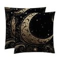 thumbnail image 1 of New Moon Symbol Pillow Covers and Throw Pillow Inserts - Set of 2, Available in 16x16, 18x18, and 20x20 Inches, Featuring Unique Patterns for Home Decor, 1 of 6
