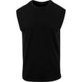 thumbnail image 1 of New Morning Studios Mens Plain Sleeveless T-Shirt, 1 of 4